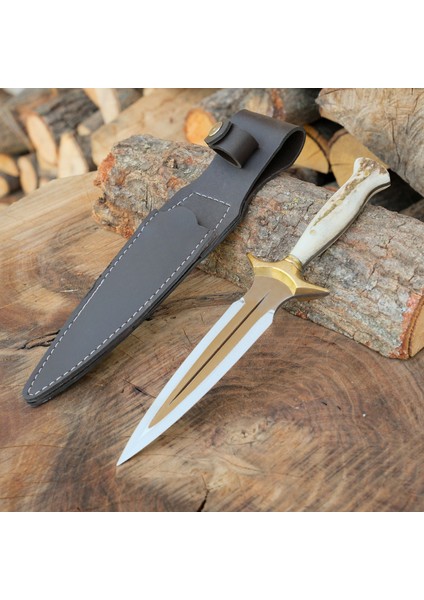 Çerkez Model 31 cm - Geyik Boynuzu Sap