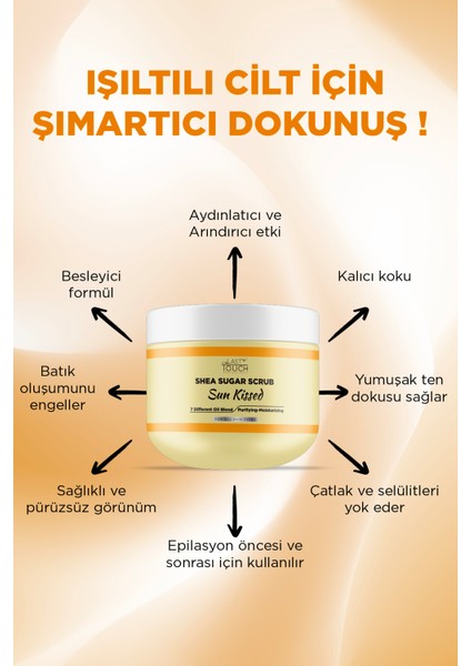 Body Scrub Besleyici, Nemlendirici ve Arındırıcı, Shea Şeker Scrub 300 ml ( Sun Kissed ) fiyatları