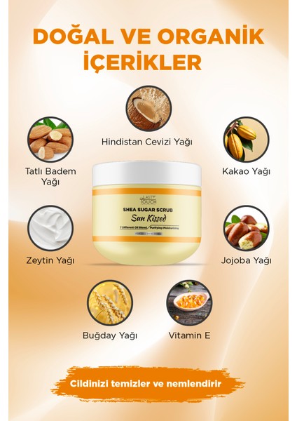 Body Scrub Besleyici, Nemlendirici ve Arındırıcı, Shea Şeker Scrub 300 ml ( Sun Kissed ) modelleri