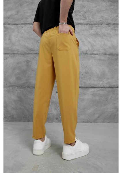 Hardal Nmrc Paraşüt Kumaş Boyfriend Pantolon fırsatları