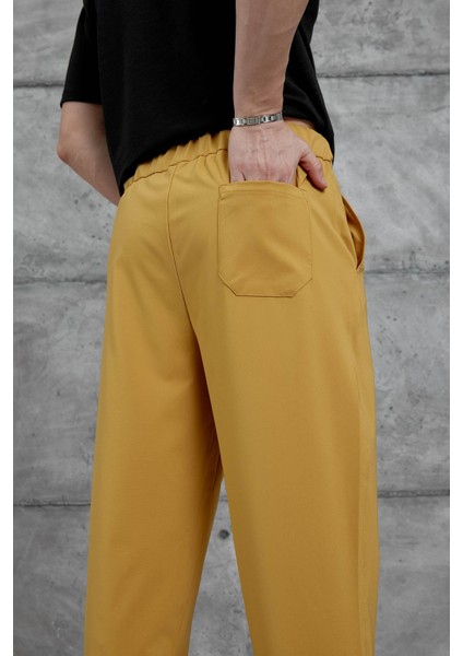 Hardal Nmrc Paraşüt Kumaş Boyfriend Pantolon indirimleri