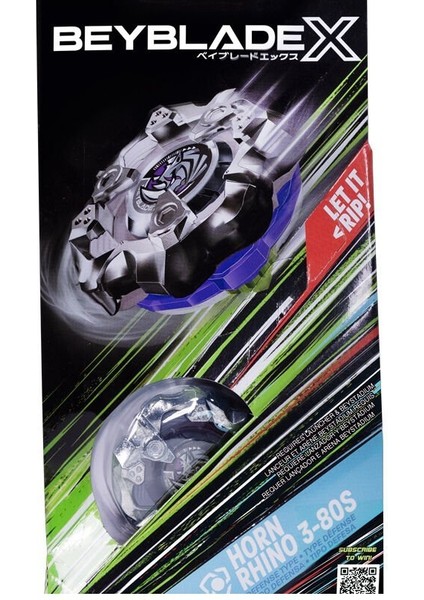 BEY02000 Beyblade Top Horn Rhino 3-80S