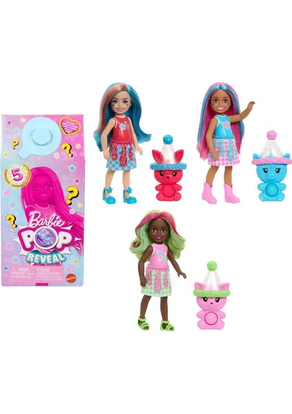 JCN89 Barbie Chelsea Pop Reveal Milkshake Serisi