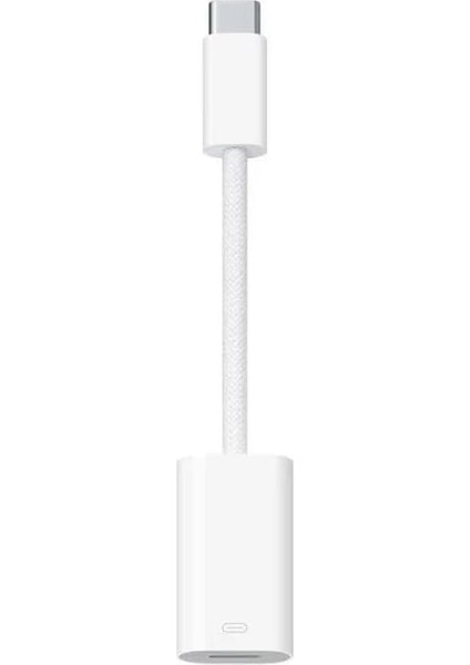 Mac-Book iPhone ile Uyumlu Şarj Data Kablosu 15 ve Üstü Çevirici Type-C To Lightninng Adaptör