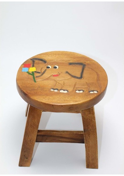 Hayvan Figürlü Çocuk Taburesi 37*30 cm modelleri