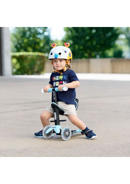 Scooter Micro MINI2GROW Deluxe Magic LED Blue MMD358
