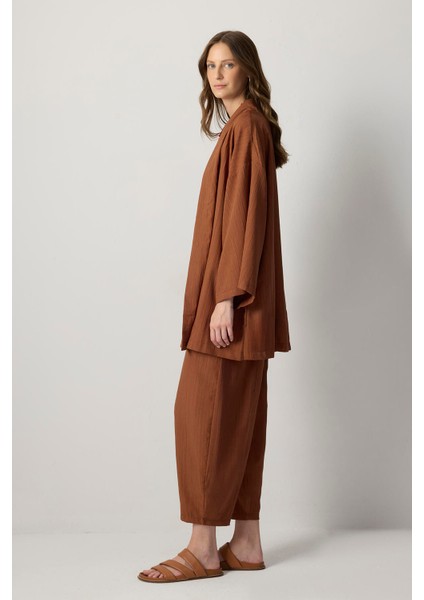 Viskon Kimono Pantolon Takım modelleri