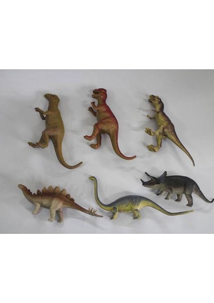 SH-9001-VARDEM Poşetli 6pcs 8 Inch Çiftlik Hayvan ve Dinozor Set indirimleri