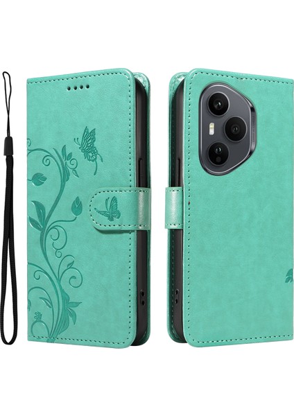 Honor 400 Pro 5g Pu Deri Cüzdan Standı Telefon Kılıfı Kayışlı (Yurt Dışından)