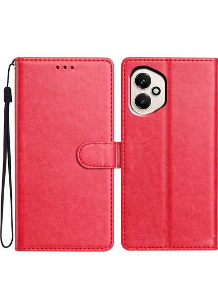 Honor 400 5g Deri Cüzdan Standı Telefon Kılıfı ve Kullanışlı Kayış (Yurt Dışından)