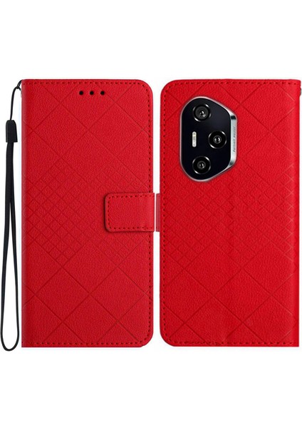Honor 400 Pro 5g Cüzdan Baskılı Pu Deri Kapaklı Folio Telefon Kılıfı (Yurt Dışından)