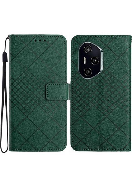 Honor 400 Pro 5g Cüzdan Baskılı Pu Deri Kapaklı Folio Telefon Kılıfı (Yurt Dışından)