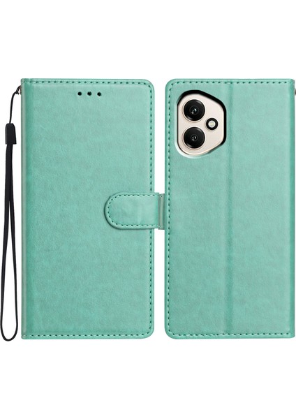 Honor 400 5g Deri Cüzdan Standı Telefon Kılıfı ve Kullanışlı Kayış (Yurt Dışından)