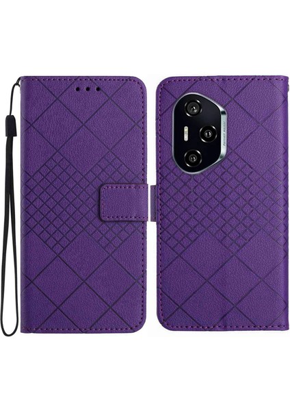 Honor 400 Pro 5g Cüzdan Baskılı Pu Deri Kapaklı Folio Telefon Kılıfı (Yurt Dışından)