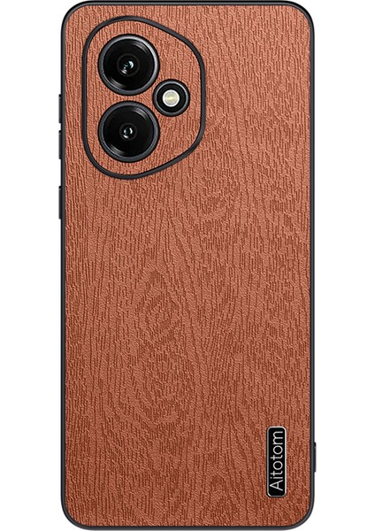 Honor 400 5g Ahşap Doku Pu Deri Kaplamalı Pc Tpu Telefon Kılıfı (Yurt Dışından)