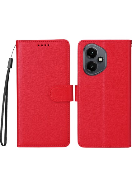 Honor 400 5g Rfıd Engelleme Pu Deri Telefon Kılıfı Bilek Kayışı ile (Yurt Dışından)