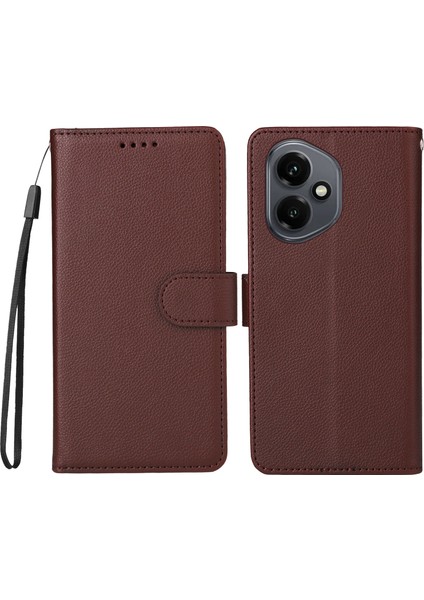 Honor 400 5g Rfıd Engelleme Pu Deri Telefon Kılıfı Bilek Kayışı ile (Yurt Dışından)