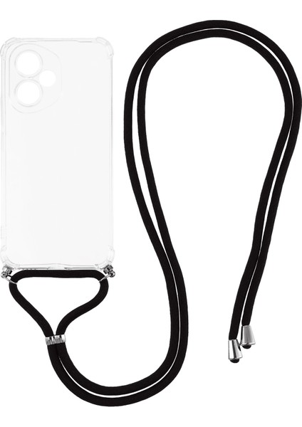 Honor 400 5g Güçlendirilmiş Köşe Tpu Şeffaf Telefon Kılıfı ve Kordon (Yurt Dışından)