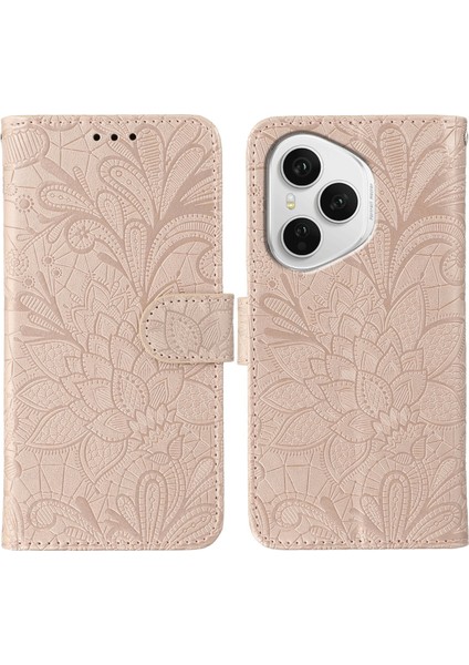 Honor 400 Pro 5g Pu Deri Flip Cüzdan Telefon Kılıfı Bilek Kayışı ile (Yurt Dışından)