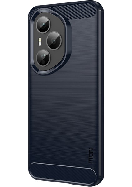 Honor 400 Pro 5g Arka Kapak Fırçalanmış Doku Karbon Fiber Yumuşak Tpu Kılıf (Yurt Dışından)