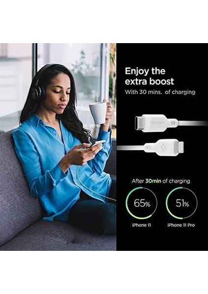 Essential Usb-C To Lightning (1 Metre) Hızlı Şarj/data Kablosu Mfı Lisanslı C10CL White - 000CA25416 modelleri