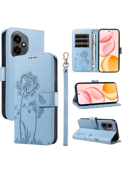 Honor 400 5g Deri Cüzdan Kılıf Telefon Standı Kılıfı Kayışlı (Yurt Dışından)