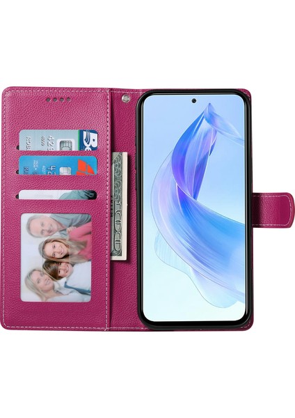 Honor 400 5g Litchi Doku Deri Cüzdan Telefon Kılıfı (Yurt Dışından) fiyatları