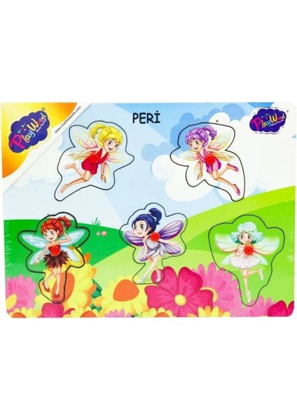 159/160 Ahşap Tutmalı Peri Kızı