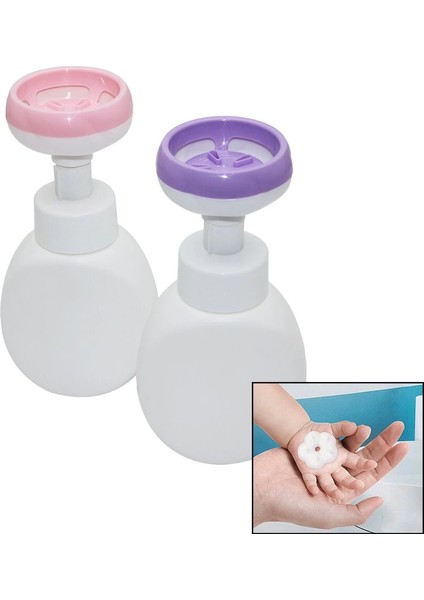 Çiçek Şekilli Köpük Çıkaran Basmalı Sabunluk (5047)
