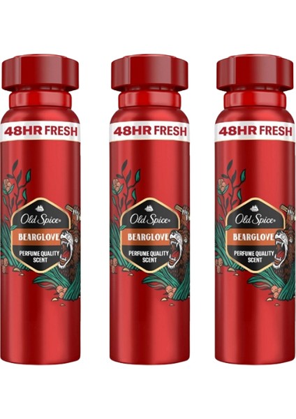 Bearglove Erkek Deodorant 150 ml 3 Adet