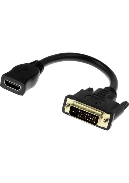 DVI -D 24+1 Erkek To Hdmı Dişi Çevirici Video Kablo 30 cm fırsatları