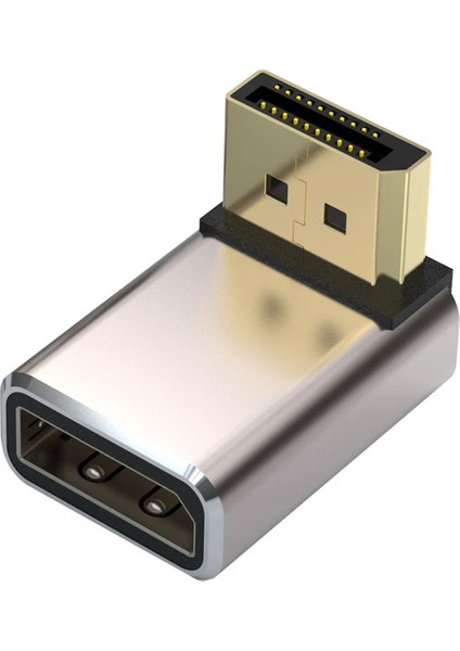 Display Port 8k UHD Dişi Erkek 90 Derece Çevirici Dönüştürücü Adaptör fiyatları