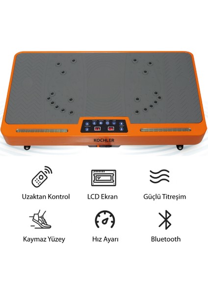 Shaper Titreşimli Bluetoothlu Kondisyon Aleti ve Egzersiz Aleti - Kumandalı - Çoklu Program Modu modelleri