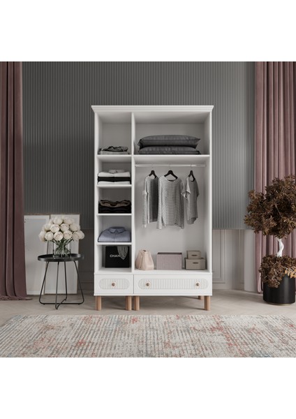 Furkan 3 Kapaklı Gardırop Bohem Dolap 120cm fiyatları