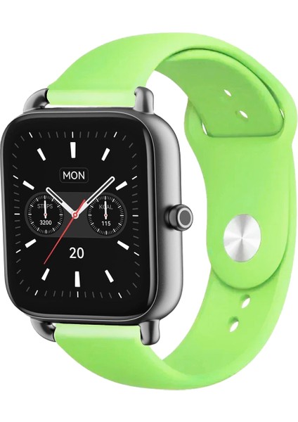 Haylou Blıng LS12 ile Uyumlu Kordon Yumuşak Dokulu Esnek Jel Silikon Kayış