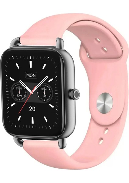 Haylou Blıng LS12 ile Uyumlu Kordon Yumuşak Dokulu Esnek Jel Silikon Kayış