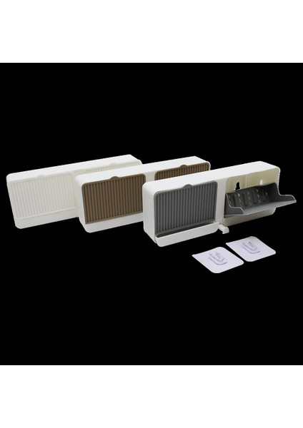 Vantuzlu - Askılı Çift Hazneli Katı Sabunluk (5047)