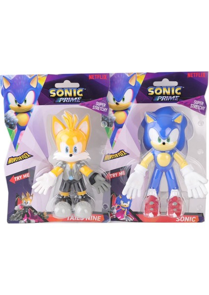 89317 Sun-Dmx-Figür-Strech Monsterflex Süper Esnek Sonic Prime Sonic 4A fırsatları