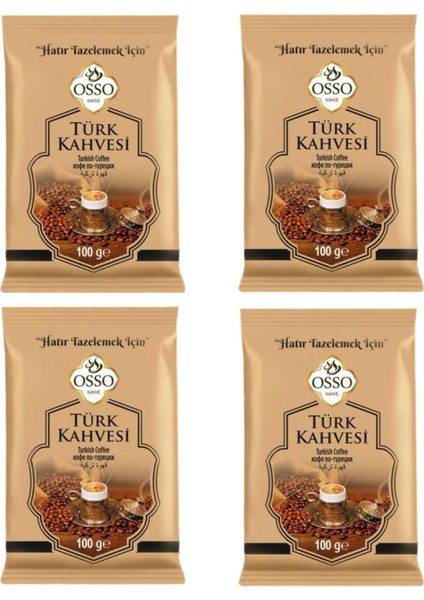 4'lü Türk Kahvesi (4x100=400 gr)