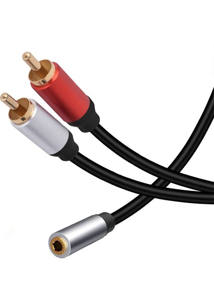 3.5 mm Stereo To 2x Rca Audio Ses Kablosu Amplifikatör Için Kablo fiyatları