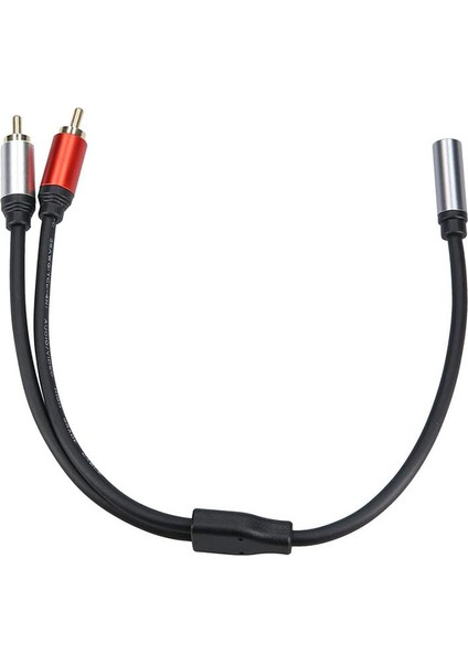 3.5 mm Stereo To 2x Rca Audio Ses Kablosu Amplifikatör Için Kablo indirimleri