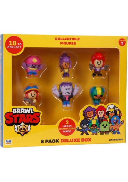 Pmı BRW2070 Brawl Stars 8li Delüks Figür Set Asorti modelleri