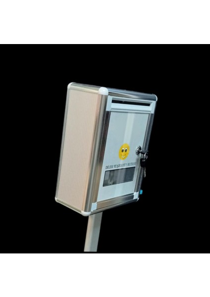 22X29 cm Lüks Ithal Ayaklı Alüminyum Metal Dilek Şikayet Kutusu modelleri