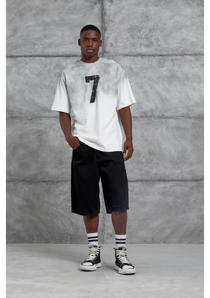 Beyaz 7 Numara Oversize Tshirt fırsatları