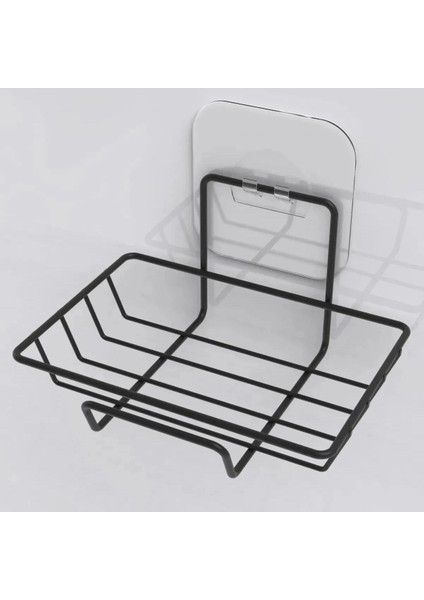 Kendiliğinden Yapışkanlı Dekoratif Tekli Sabunluk Siyah (5047) fiyatları