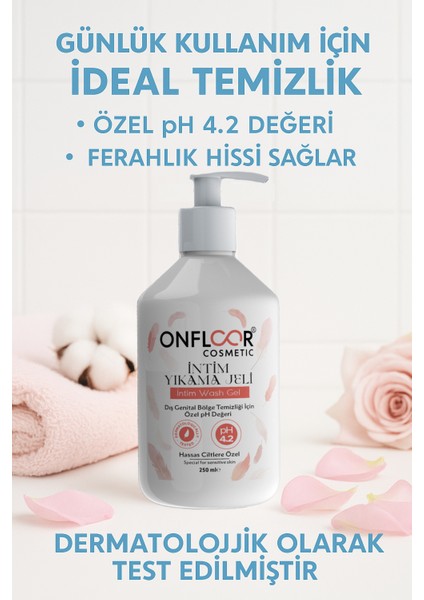 İntim Yıkama Jeli 250 ml – Hassas Bölge Temizliği İçin pH 4.2 Bakım Jeli