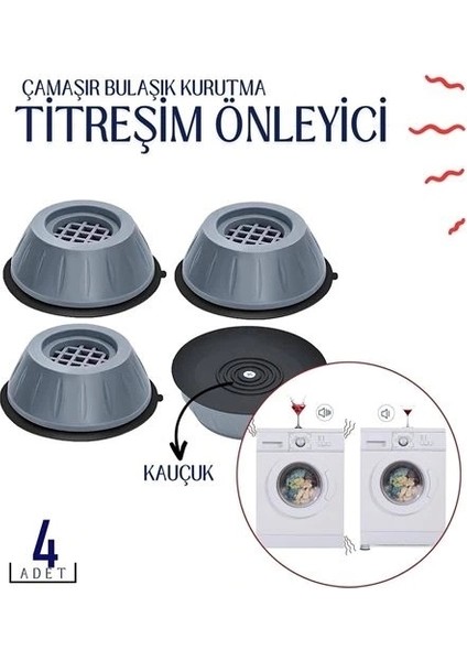 Titreşim Önleyici Kauçuk 4 Adet S.langston Design