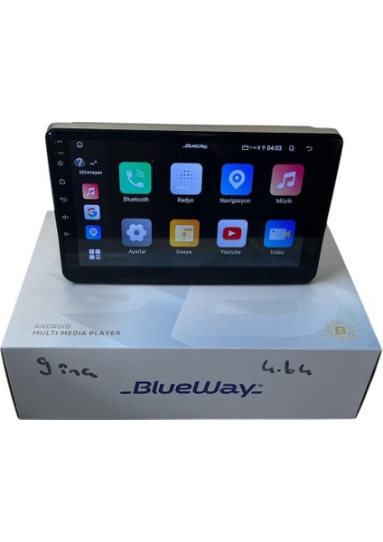 Fiat Panda 2003-2012 Blueway 4-64 Profesyonel Oem Multimedia