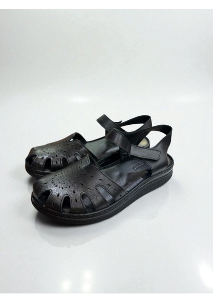 Hakiki Deri Tam Ortopedik Yumuşak Taban Önü Kapalı Sandalet modelleri