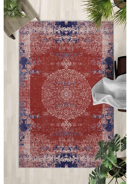 Kaymaz Taban Yıkanabilir Halı – Mutfak, Salon, Yatak Odası Için Modern Dijital Baskı Halı (SLNHALI30)